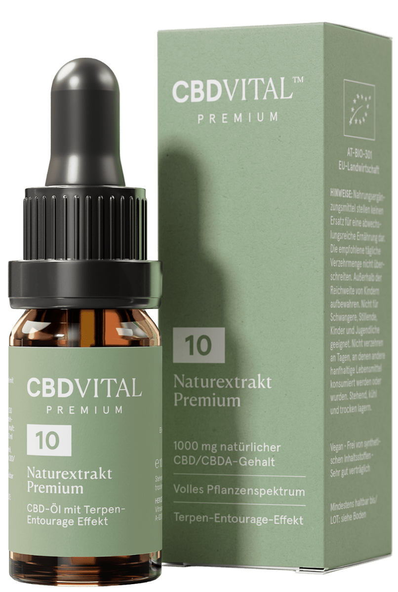 CBD Naturextrakt PREMIUM Öl 10%