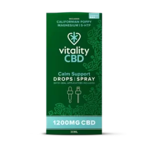 Calm Support CBD Tropfen & Spray 1200 mg 30 ml